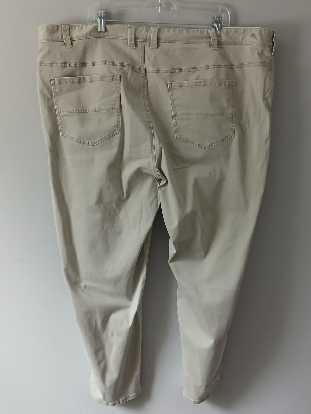 Tommy Bahama Men's Size 48 x 30 Boracay Chino 5 Pocket Flat Front Khaki Pants - Picture 9 of 15